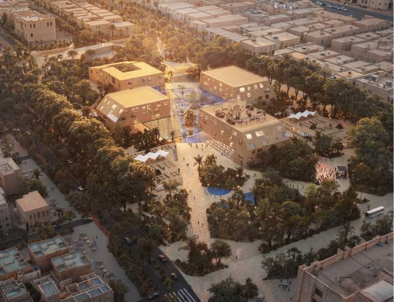 Al Wurud "Urban Oasis" Wins First Prize